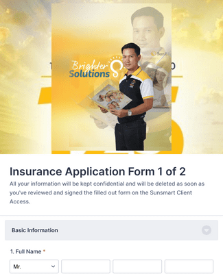 Form Templates: Dreamer Insurance Application Form