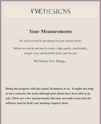 Dress Measurements