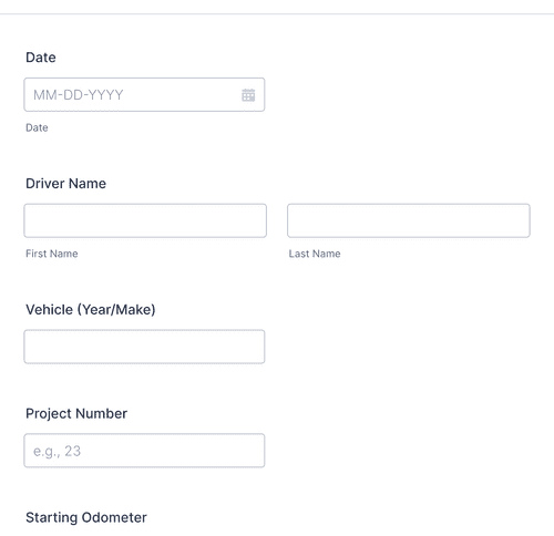 Uber Inspection Form Template | Jotform
