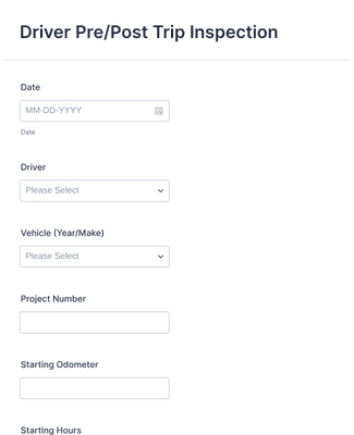 Bus Inspection Form Template | Jotform