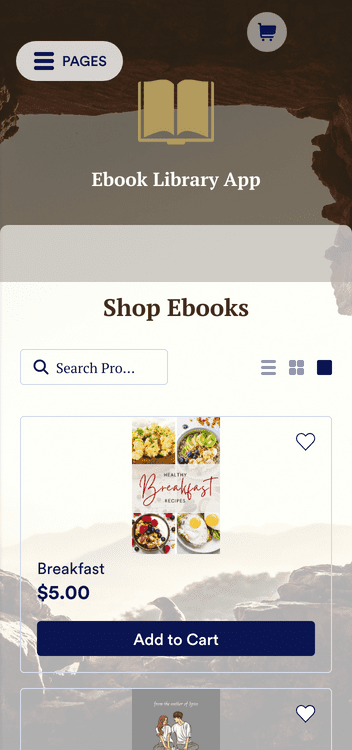 Ebook Library App