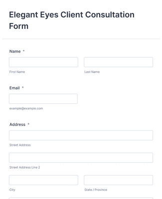 Health Insurance Client Intake Form Template | Jotform