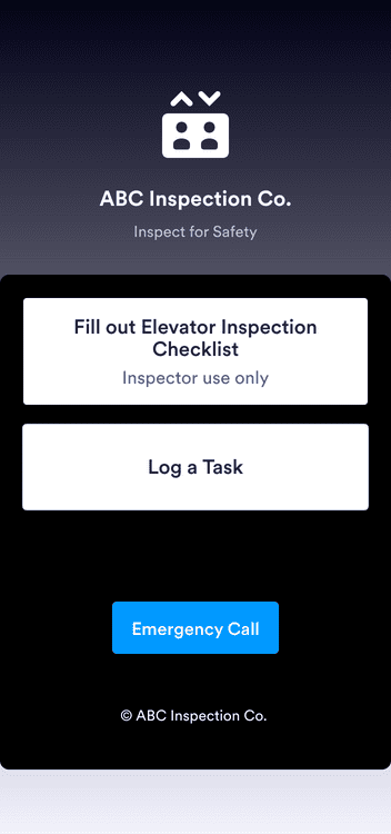 Elevator Inspection App