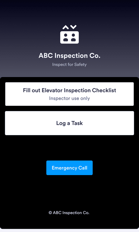 Elevator Inspection App