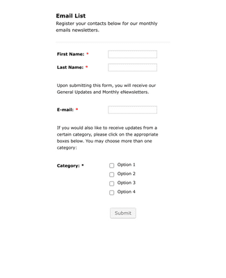 Simple Email Form Template | Jotform