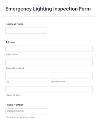 Emergency Lighting Inspection Form Fill Online Printa - vrogue.co