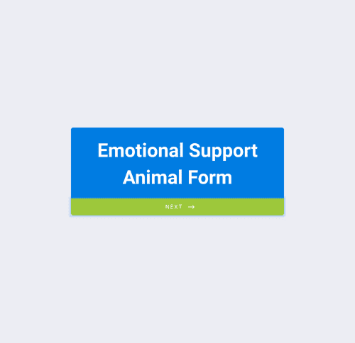 Form Templates: Emotional Support Animal Form