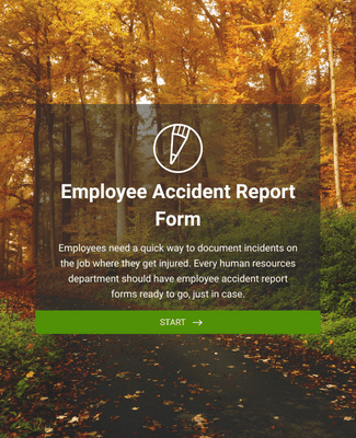 Form Templates: Employee Accident Report Form