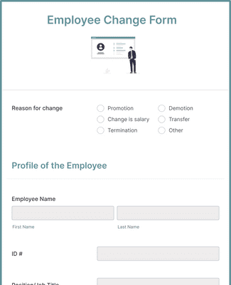 Employee Change Form