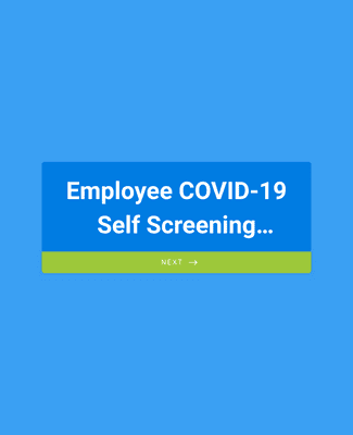 Form Templates: Employee COVID 19 Self Screening Questionnaire