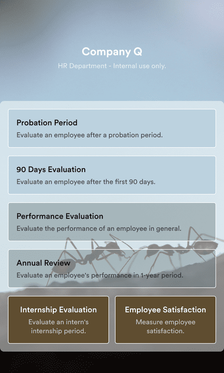 Employee Evaluation App