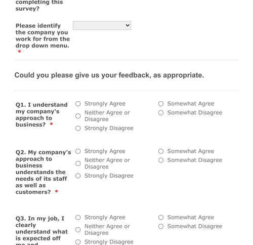 Employee Feedback Survey Form Template | Jotform