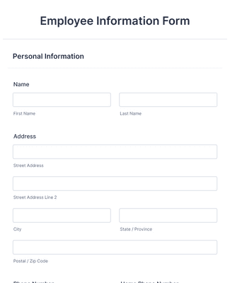 Employee Transfer Request Form Template | JotForm