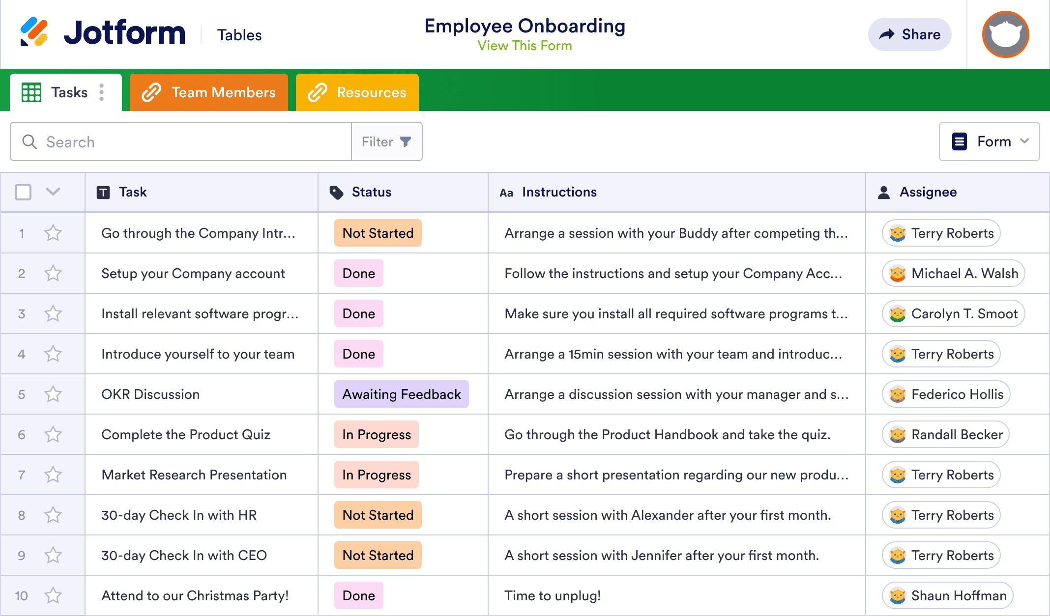 Employee Onboarding Form Template at Fay Davis blog