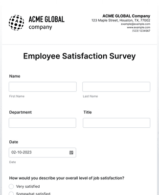 Template-employee-satisfaction-survey