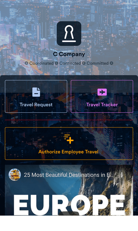 Template-employee-travel-management-app