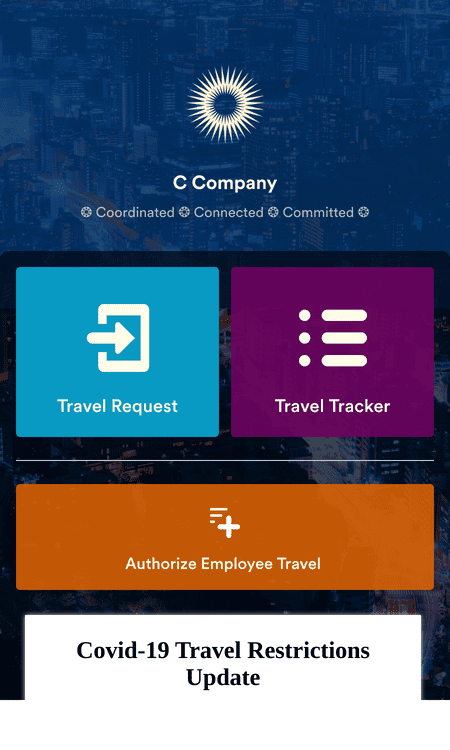 Employee Travel Management App