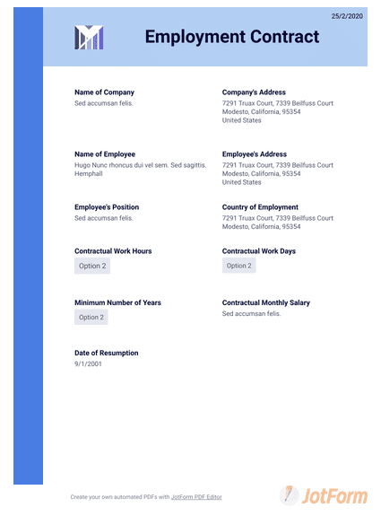 Workers Compensation Exemption Form PDF Templates JotForm