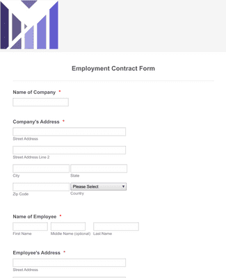 Employment Contract Template Form Template | Jotform