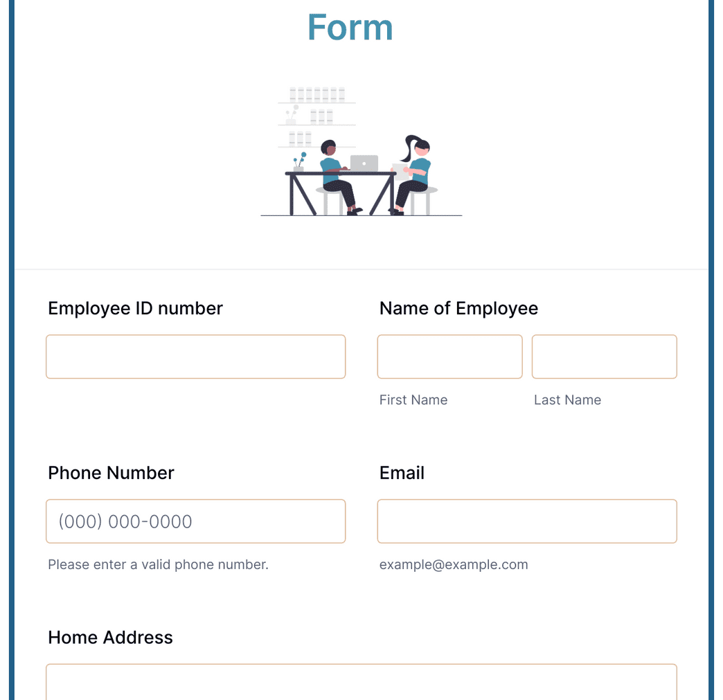 Employment Information Request Form Template | Jotform