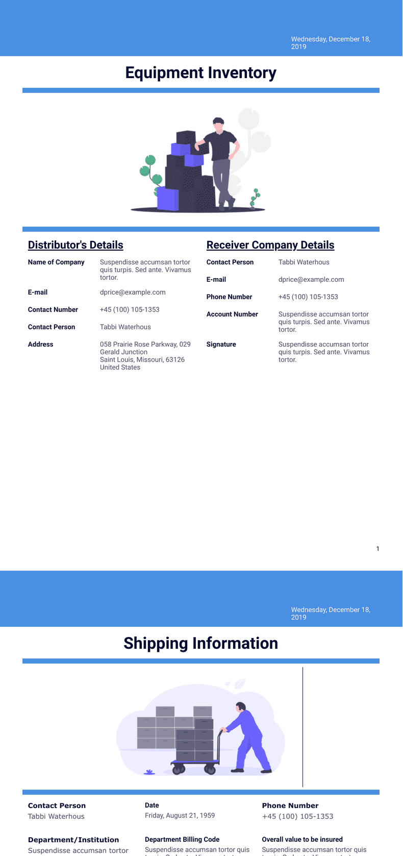 Asset List Template PDF Templates Jotform