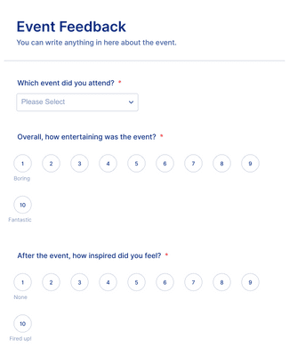 Conference Evaluation Form Template | JotForm