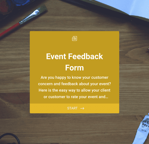 Form Templates: Event Feedback Form