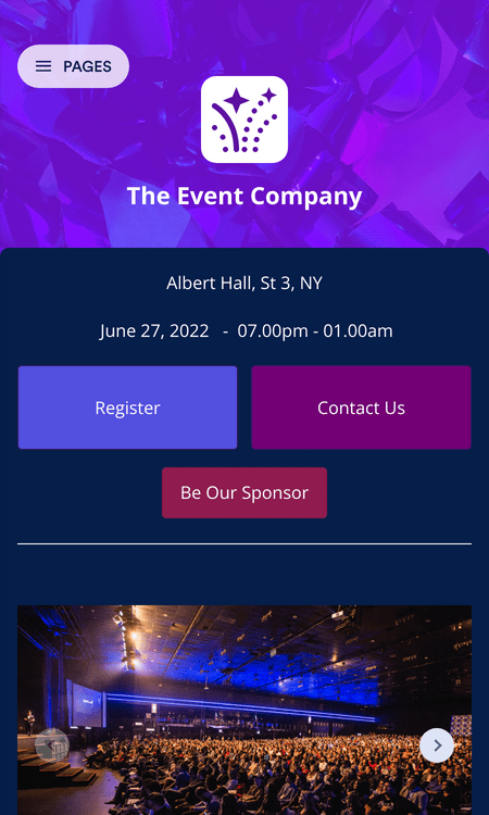 Template-event-registration-app