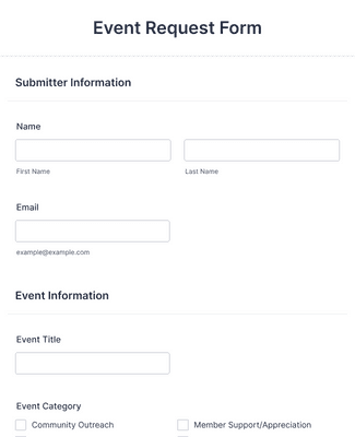 Event Programming Form Template | Jotform