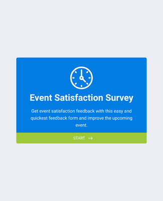 Event Satisfaction Survey Form