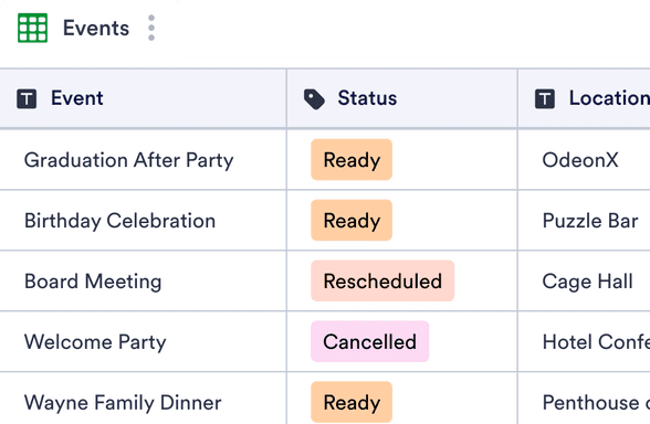 Timetable Template