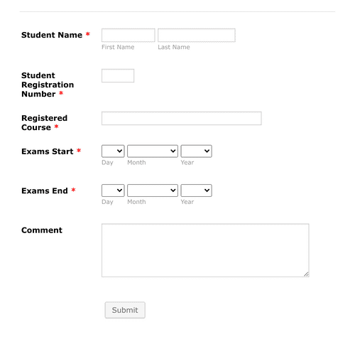 Pageant Form Simple Pageant Registration Form Template | Jotform
