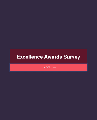 Form Templates: Excellence Awards Survey