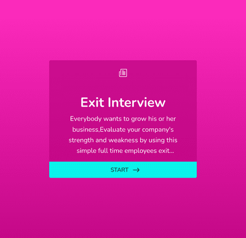 Form Templates: Exit Interview Form