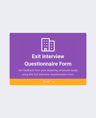 Form Templates: Exit Interview Questionnaire Form