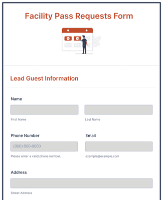 Facility Pass Requests Form Template | Jotform