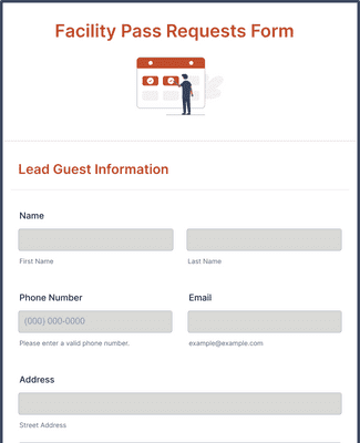 Facility Pass Requests Form Template | Jotform