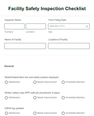 Equipment Process Inspection Form Template | Jotform