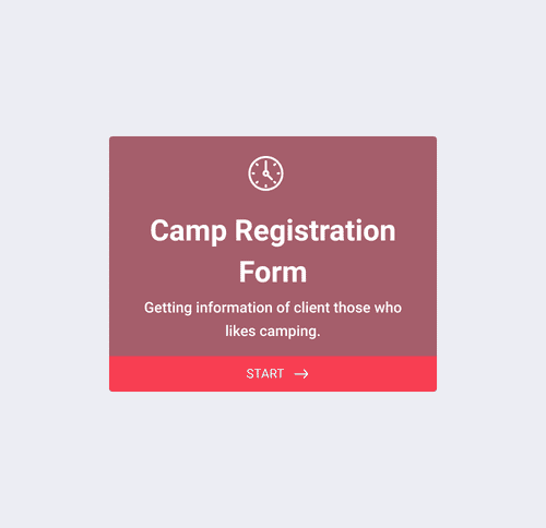 Form Templates: Family Camp Registration Form