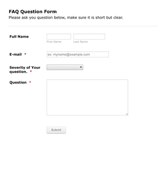 CUSTOMER’S Form Template | Jotform