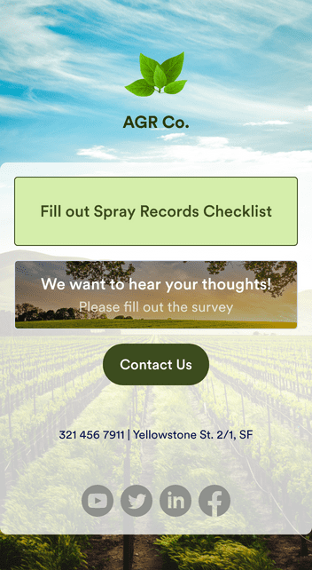 Farm Sprayer App