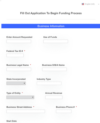 Form Templates: Fast Funds / Capital Today Master