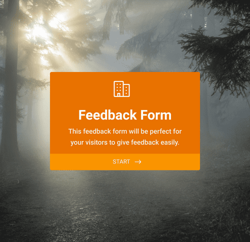 Form Templates: Feedback Form