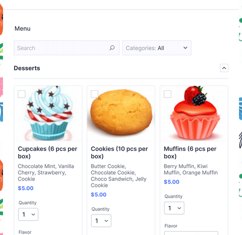 Festival Food Order Template Form Template | Jotform