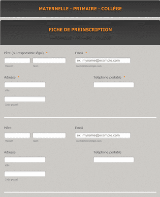 Fiche de formation Modèle du formulaire | JotForm