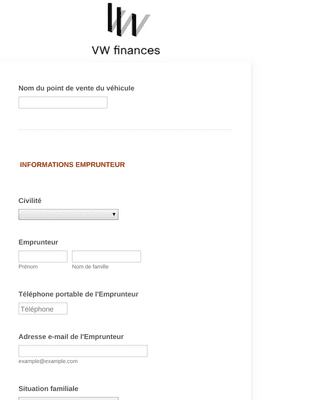 Fiche Dialogue VW Finances