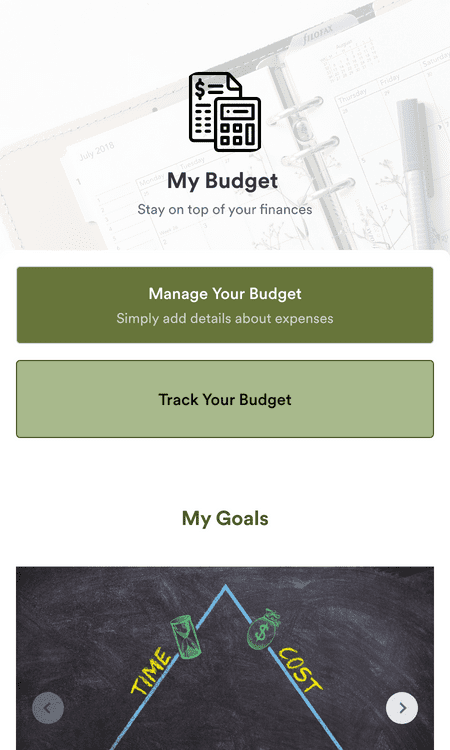 Template financial-management-app