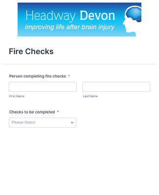 Form Templates: Fire Checks