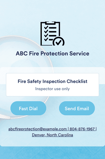 Fire Inspection App