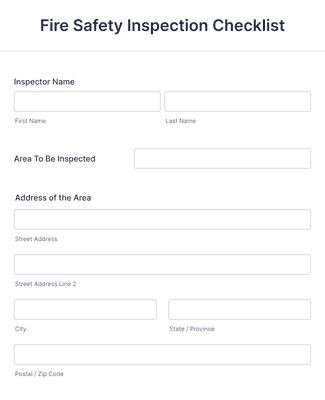 Fire Door Inspection Form Template Jotform
